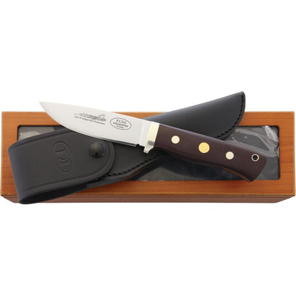Fällkniven F1L3GMM F1 Jas Next Generation Fixed Blade Knife – 3G Steel, Maroon Micarta Handle