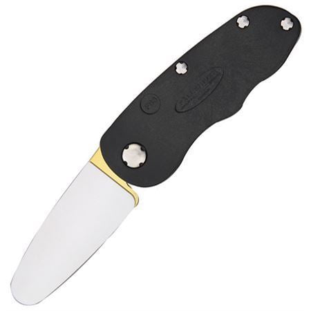 Fallkniven FNFS3 Double Sided Ceramic Flip Stone Sharpener with Depress Button Lock