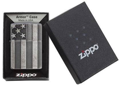 Flag Armor Chrome Windproof Lighter – Zippo UK