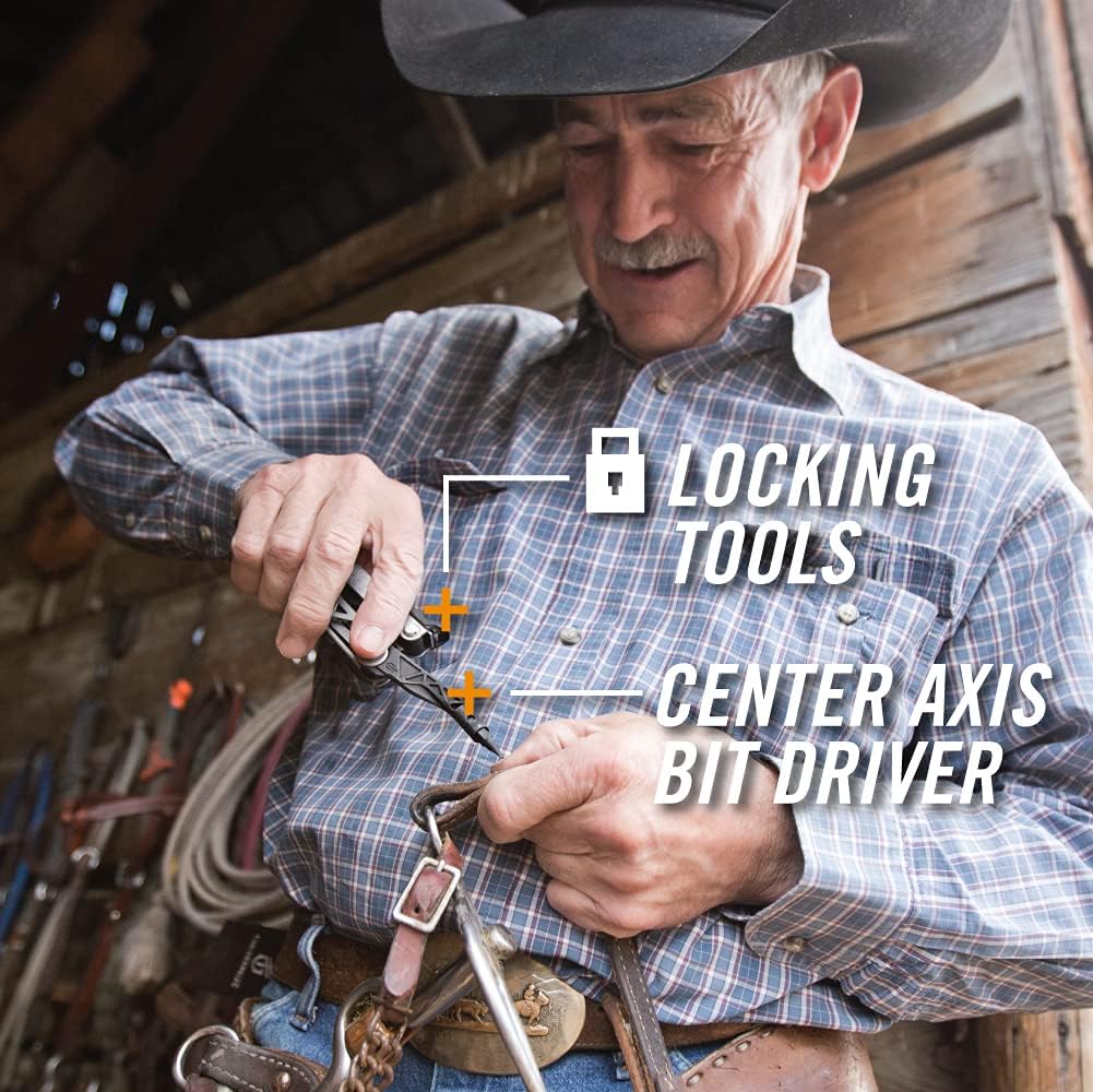 Gerber Center-Drive Black Multi-Tool with Bit Set | Heavy-Duty Multi-Tool – Mjoutdoorsgear UK