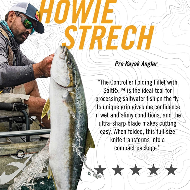 Gerber Controller 6" Folding Fillet Knife | SALTRx Corrosion Resistant Fishing Knife | Mjoutdoorsgear UK
