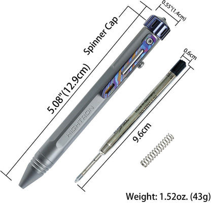 HIGHTRON Vortron Bolt Action Pen Gry/Zi - writing accessory - image 2