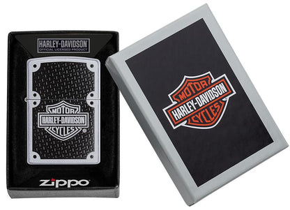 Zippo Harley-Davidson® Texture Chrome Windproof Lighter –  Made in USA - Shop now at Mjoutdoorsgear UK