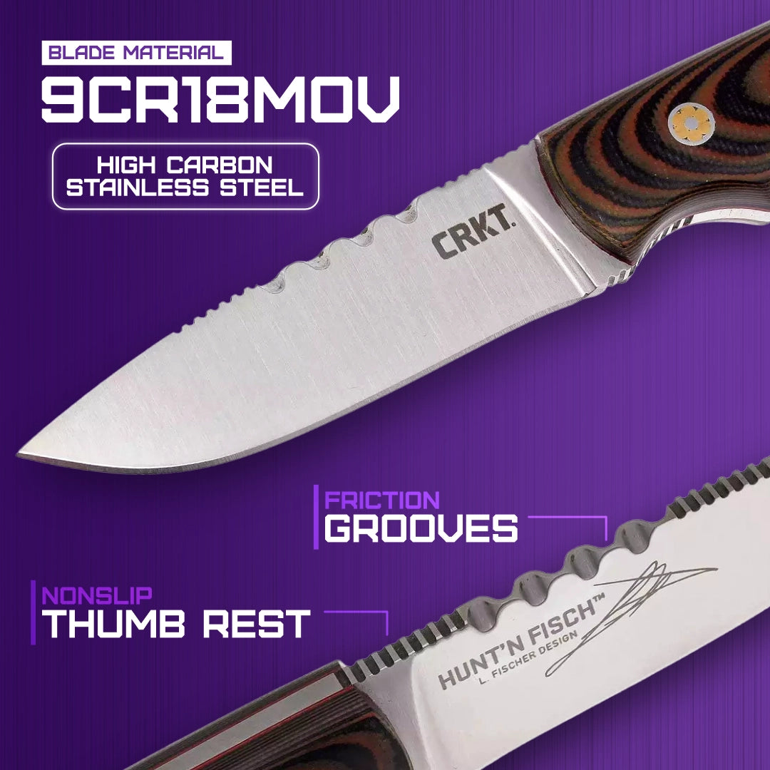 CRKT HuntN Fisch Fixed Blade 2861
