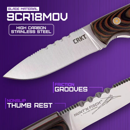 CRKT HuntN Fisch Fixed Blade 2861