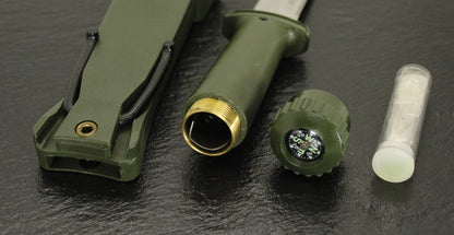 Aitor 16017 Jungle King III Fixed Blade Knife with OD Green Polymer Handle
