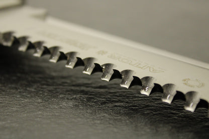 Aitor 16015 Jungle King I Fixed Stainless Clip Point Blade Knife with Knurled Stainless Handle
