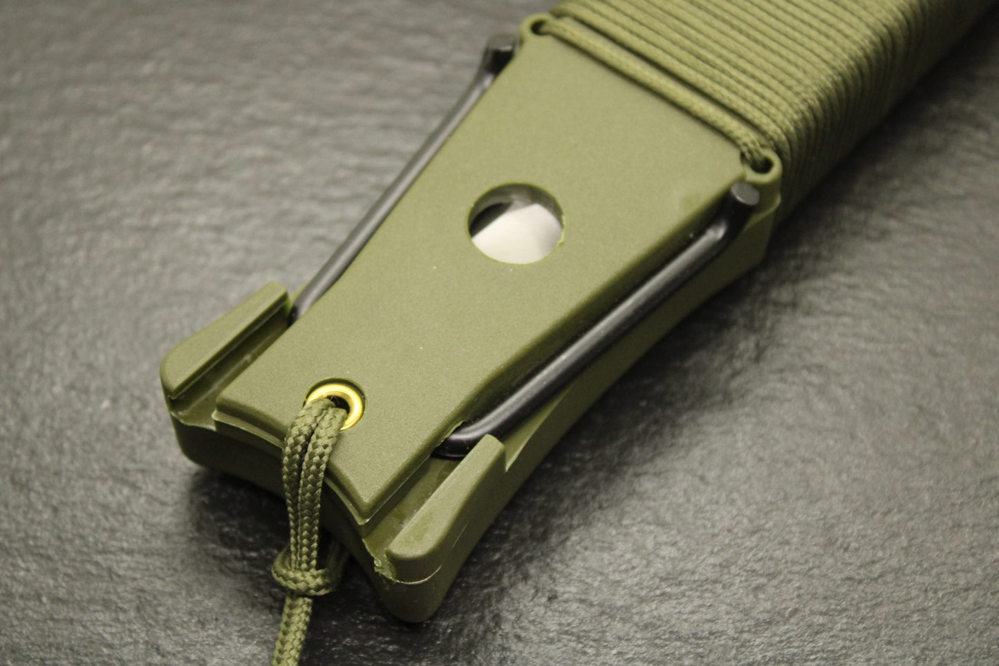 Aitor 16015 Jungle King I Fixed Stainless Clip Point Blade Knife with Knurled Stainless Handle
