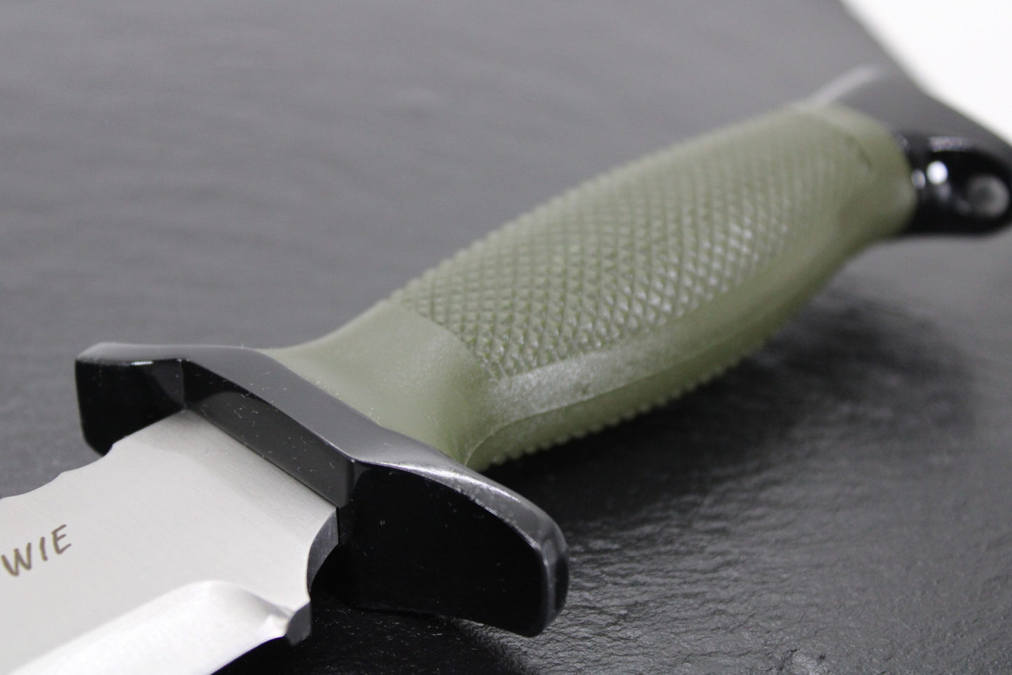 Aitor Bowie NATO OD Green & Black Stainless Fixed Blade Knife w/ Sheath 16047
