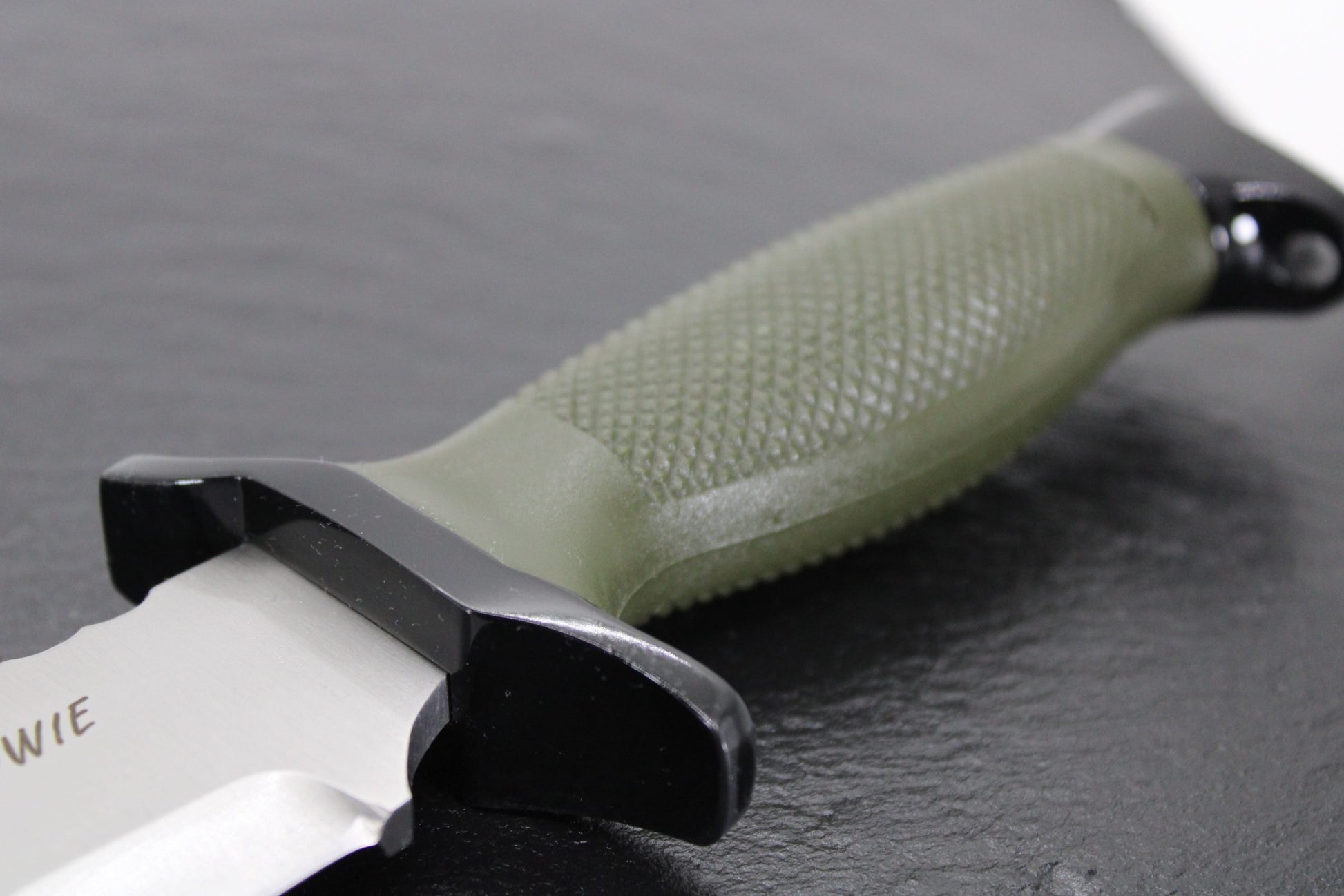 Aitor Bowie NATO OD Green & Black Stainless Fixed Blade Knife w/ Sheath 16047
