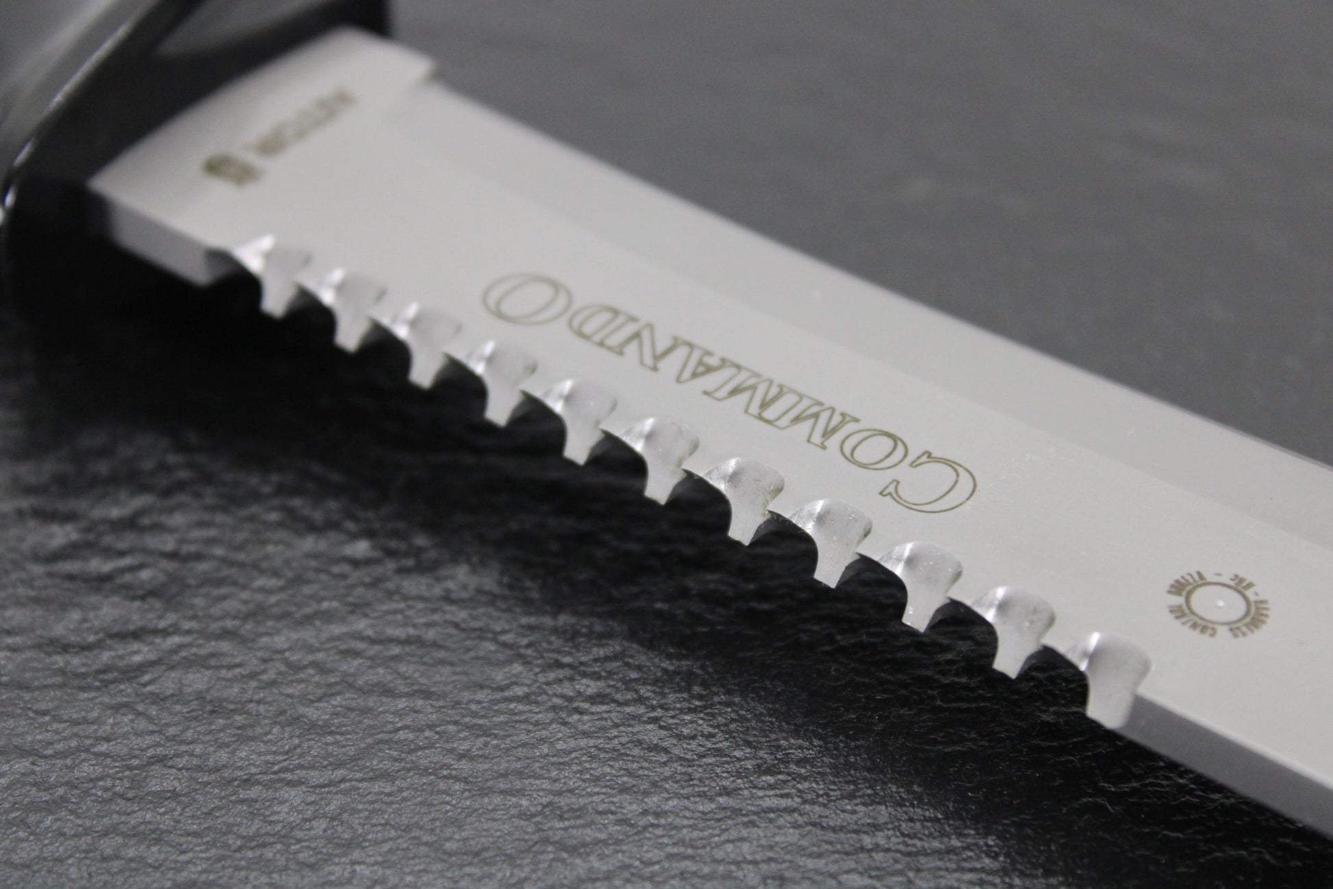 Aitor 16020 Commando & Survival Kit, 7" SS Plain Blade, Black Aluminum Handle, Black Nylon Sheath
