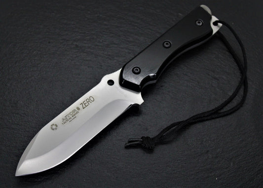 Aitor 16126 Zero Fixed Blade Knife with Black Phenolgraf Wood Handle
