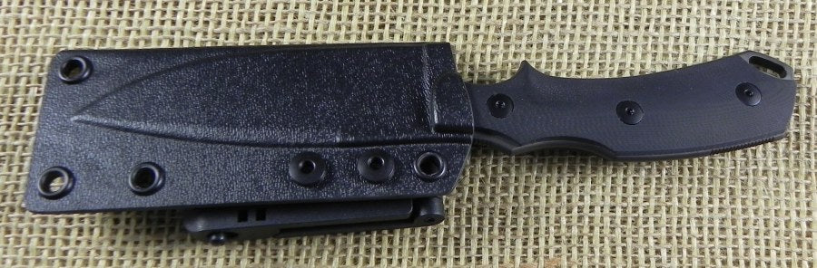 Bastinelli S04V2S R.E.D. V2 Fixed Blade Knife with Black G10 Handle

