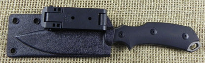 Bastinelli S04V2S R.E.D. V2 Fixed Blade Knife with Black G10 Handle
