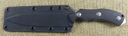 Bastinelli SRL RED Raptor Stonewash Finish Fixed Blade Knife
