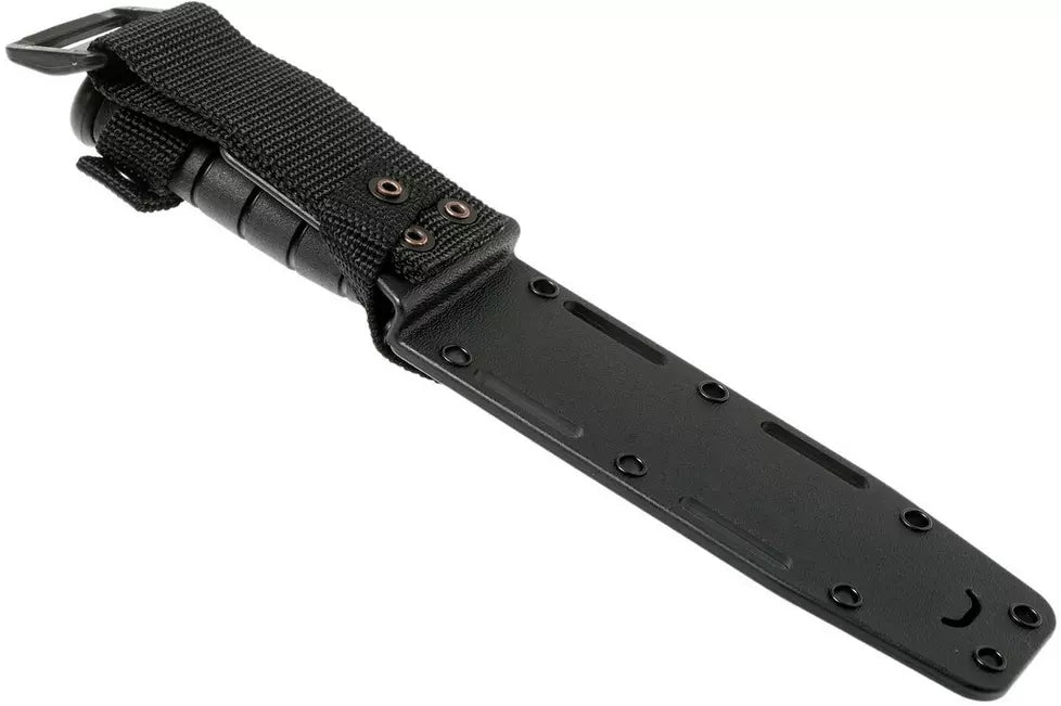 KA-BAR Short 1258, fixed knife, plastic sheath
