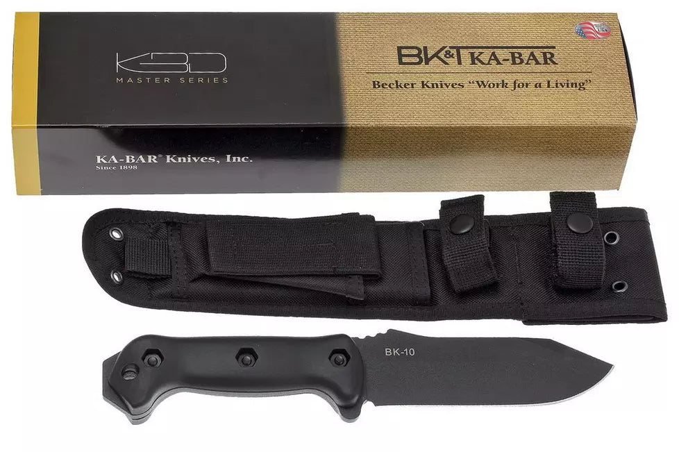 Ka-Ba BK10 Becker Crewman Fixed Blade Knife (5.5" Black)
