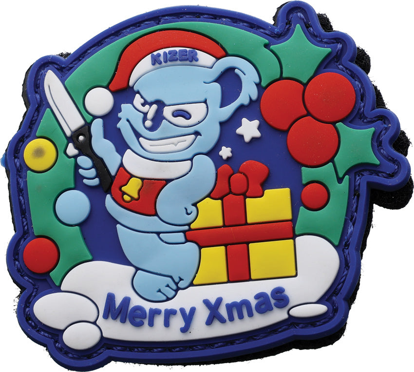 Kizer Cutlery Christmas Patch - gear patch - image 1