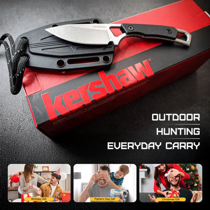 Kershaw Brace Fixed Blade 2085 knife with durable steel blade and ergonomic handle, ideal for outdoor and survival use