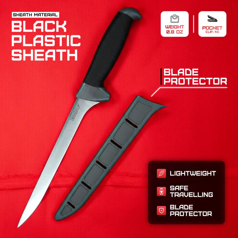Kershaw 1249X Narrow Fillet Knife with slim blade for fishing and filleting – MJ Outdoors Gear UK