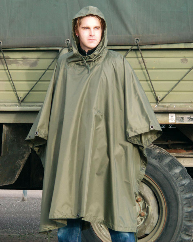 Mil-Tec OD Ripstop Poncho - camp cooking equipment - image 1
