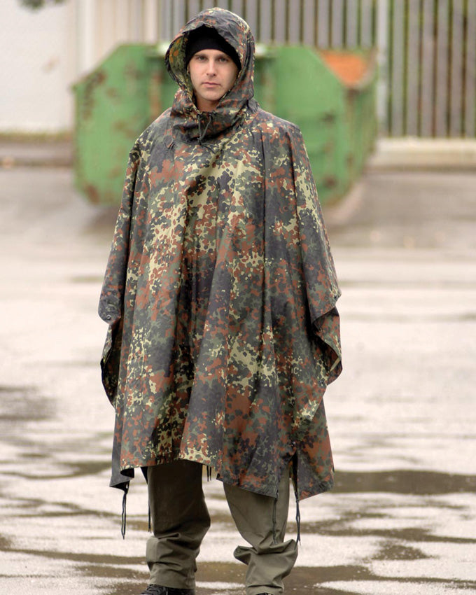 Mil-Tec Flecktarn Ripstop Poncho - camp cooking equipment - image 1