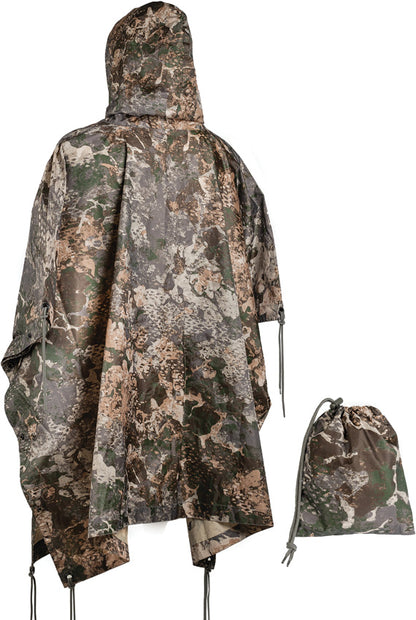 Mil-Tec Z2 Ripstop Wet Weather Poncho 82.63 in x 59 in - camping tent - image 2