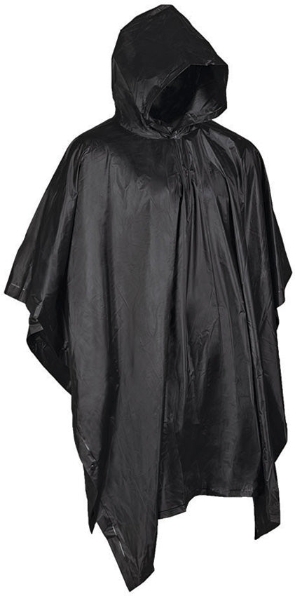 Mil-Tec Poncho Black Vinyl - first aid equipment - image 1