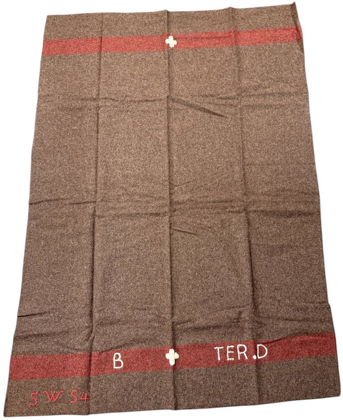Swiss Brown Wool Blanket - first aid equipment - image 1