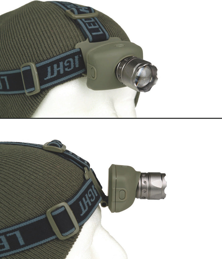 Mil-Tec OD LED CREE Headlamp - portable flashlight - image 1