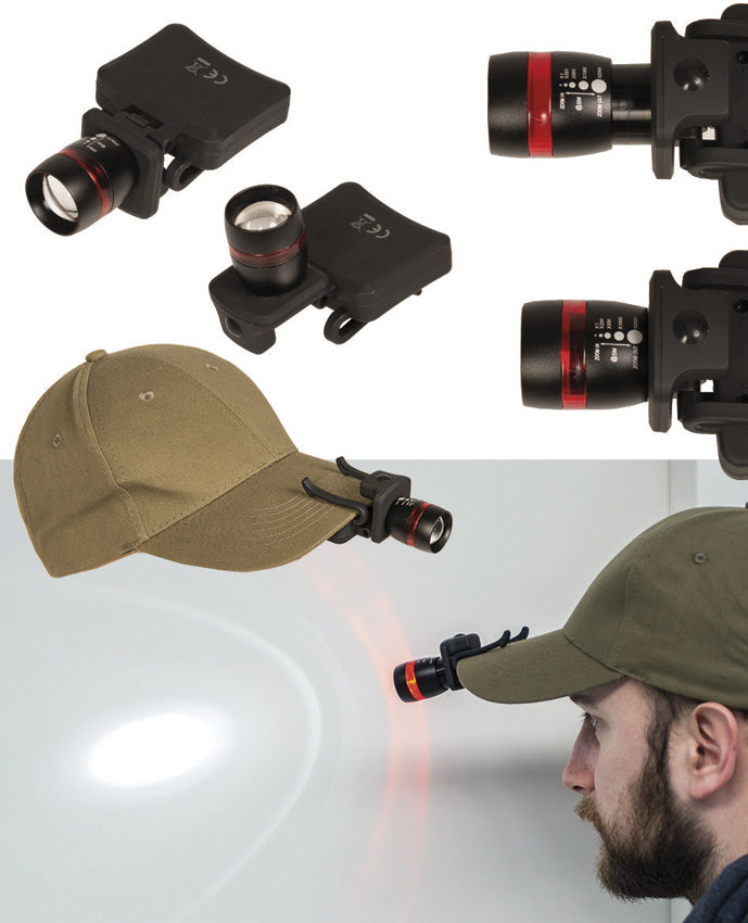 Mil-Tec Black LED Cap Light - outdoor apparel - image 1