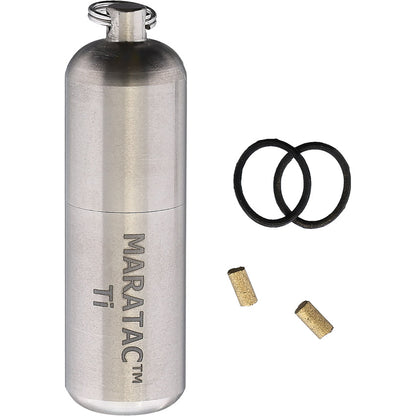 Maratac Titanium Peanut Lighter - outdoor gear storage - image 2