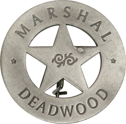 Badges Of The Old West Marshal Deadwood Badge - outdoor gear - image 4