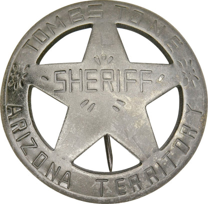 Badges Of The Old West Tombstone Arizona Terr Sheriff - outdoor gear - image 3