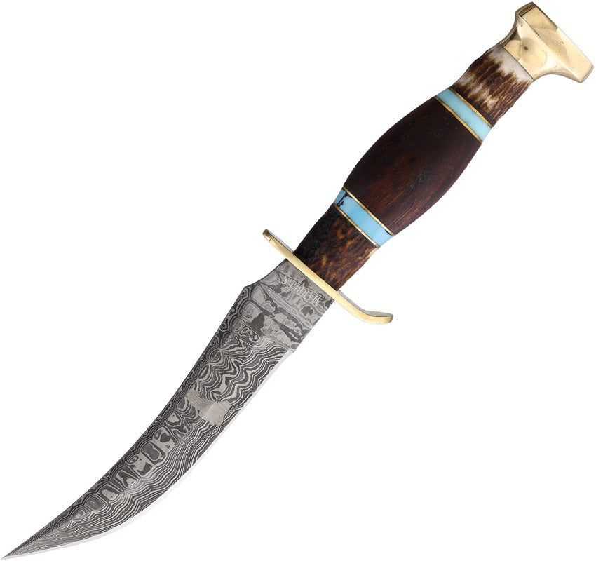 Marbles Skinner Wood/Stag Damascus MR490D OCT18 152 DAMASCUS by Marbles