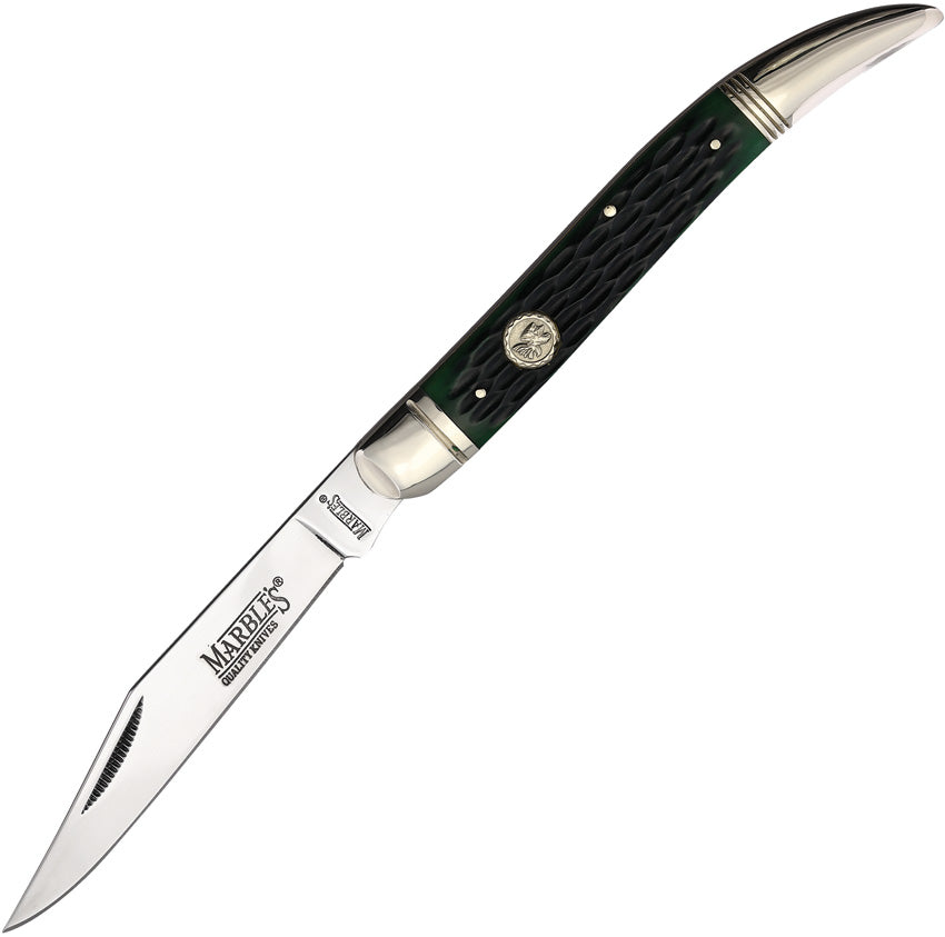 Marbles Large Toothpick Green Bone MR629 KB115-5"