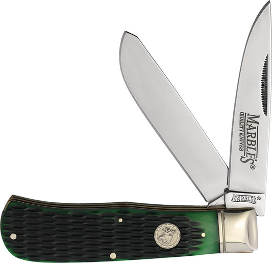 Marbles Jumbo Trapper Green Bone MR630 KB222