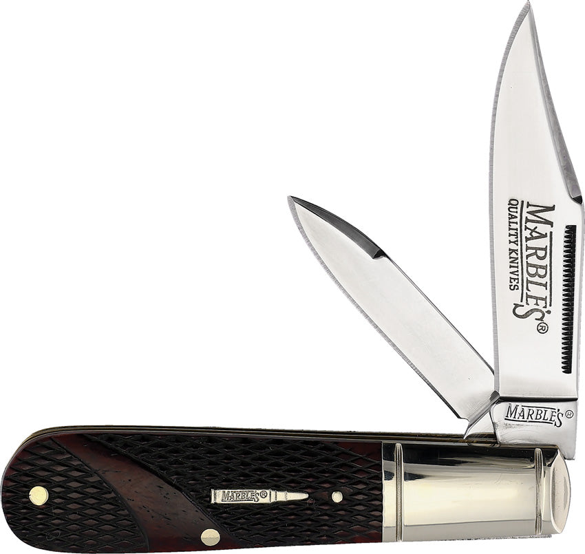 Marbles Barlow Brown Checkered Bone KB211W by Marbles