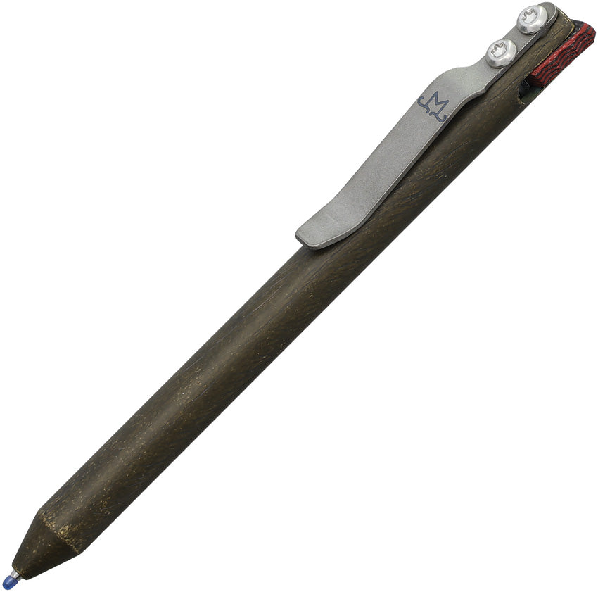 Maverick Custom Flipper Universal Pen Bark Brs - writing accessory - image 1