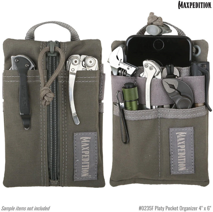Maxpedition Platy Pocket Organizer 4x6 Grn 0235F