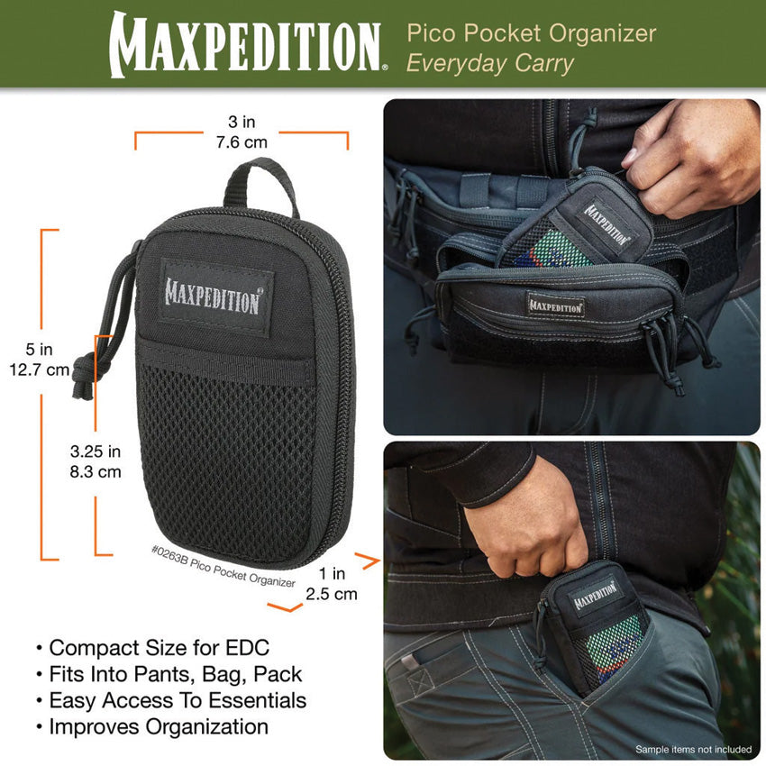 Maxpedition Pico Pocket Organizer Wolf 0263W