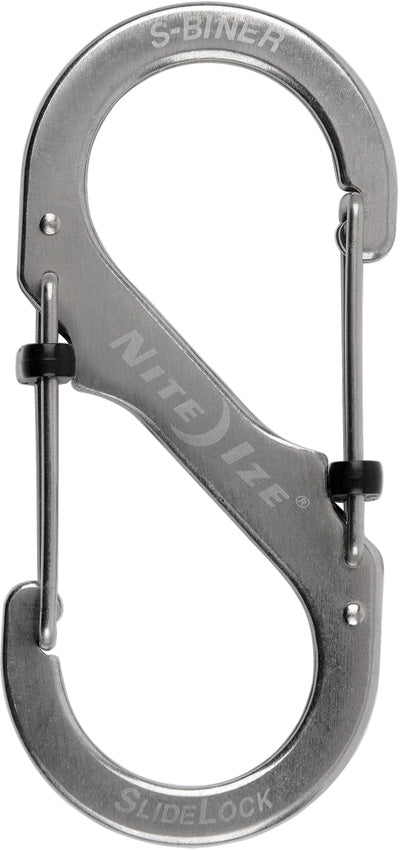 Nite Ize S-Biner SlideLock #4 SS - gear fastener - image 1