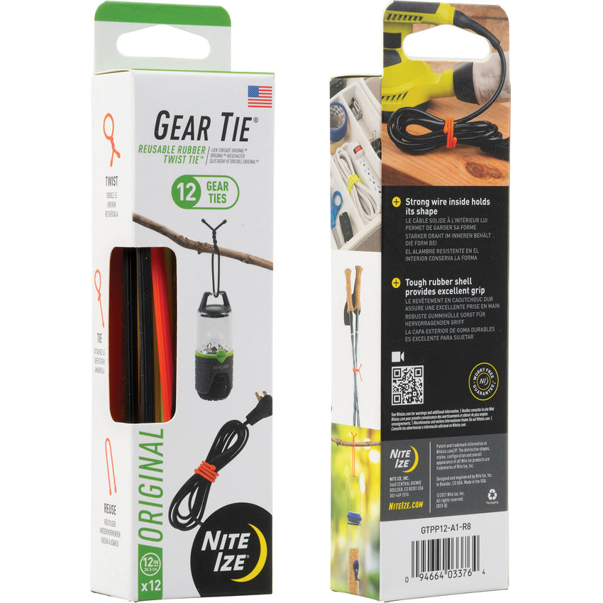 Nite Ize Gear Tie 12in Pro Pack - gear fastener - image 2