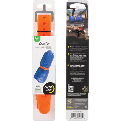 Nite Ize GearPro Utility Strap 24in Orange colour - outdoor apparel - image 2