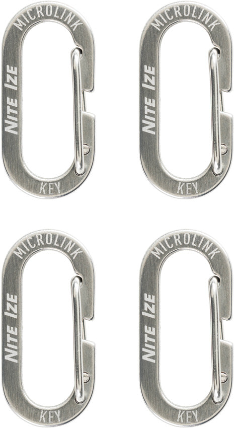 Nite Ize MicroLink Carabiner Pk 4 - fishing accessory - image 1