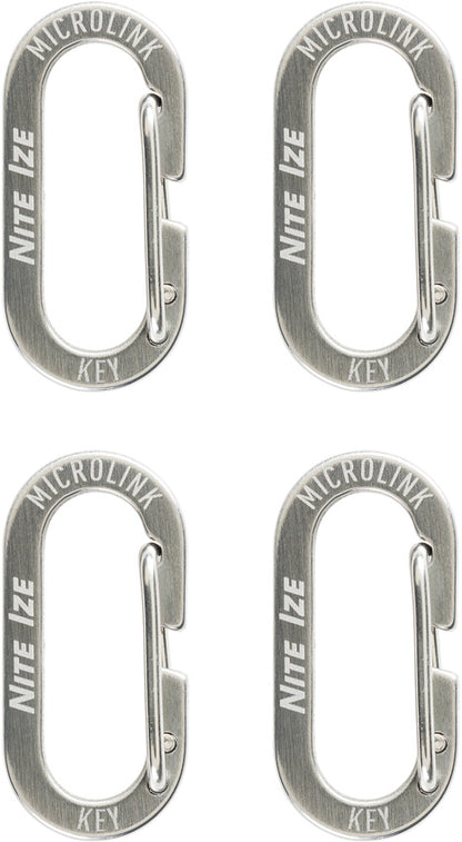 Nite Ize MicroLink Carabiner Pk 4 - fishing accessory - image 1