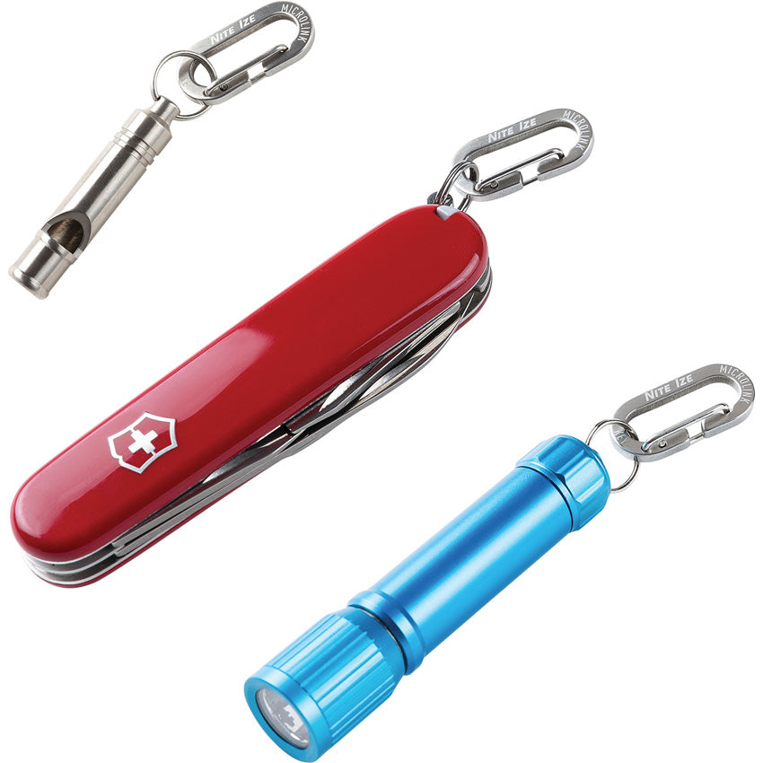 Nite Ize MicroLink Carabiner Pk 4 - fishing accessory - image 2