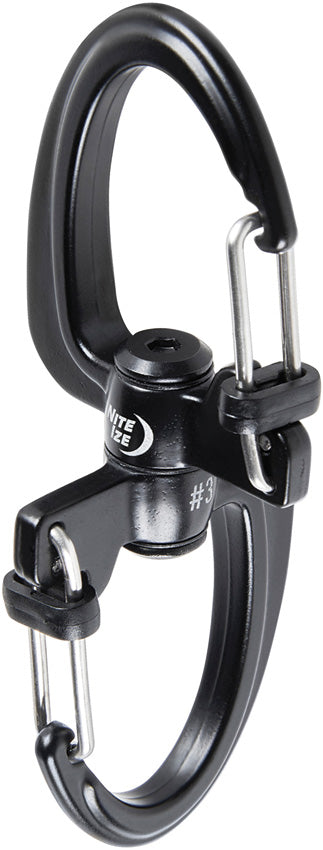 Nite Ize S-Biner 360 SlideLock Carabin 1.3 in x 3.2 in x 0.4 in - gear fastener - image 2
