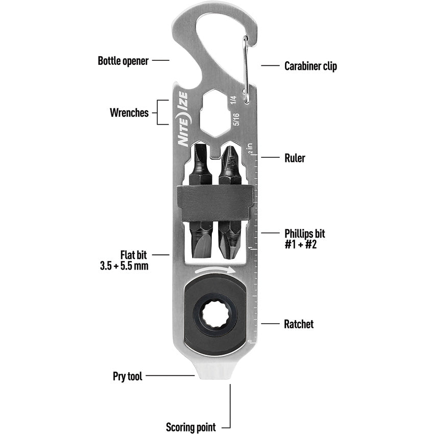 Nite Ize DoohicKey Ratchet Tool - outdoor accessory - image 7