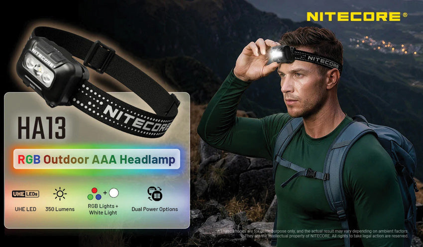 Nitecore HA13 Outdoor Headlamp - portable flashlight - image 2